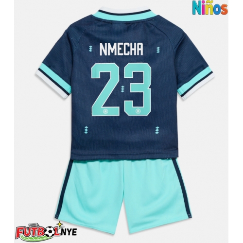 Camiseta Alemania Felix Nmecha #23 Visitante Equipación para niños Mundial 2026 manga corta (+ pantalones cortos)